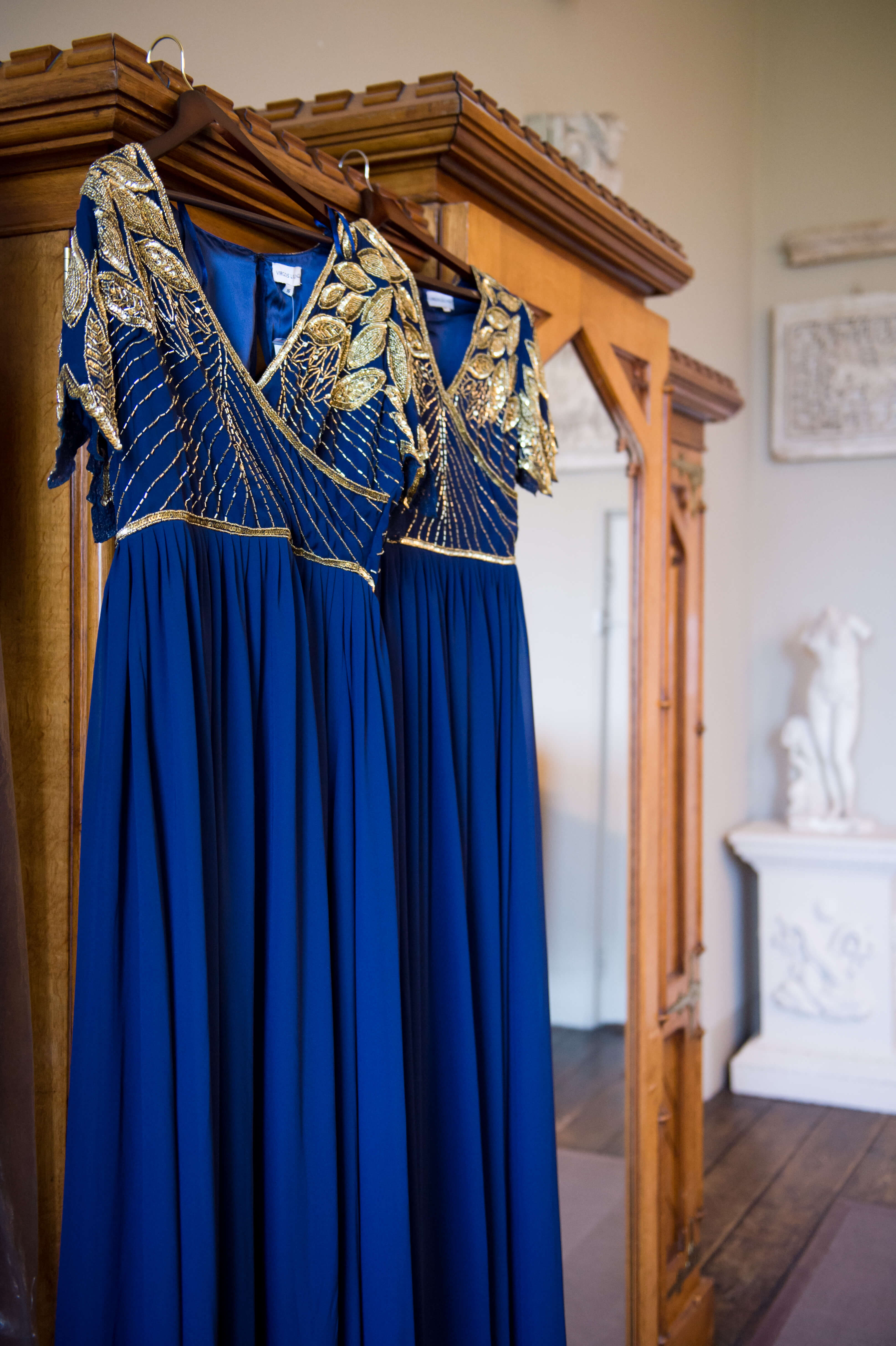 Blue bridesmaid dresses by virgos lounge